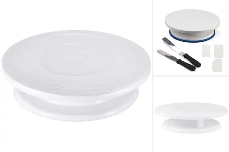 Detailed view of Best 11 Inch Cake Stand Turntable Set