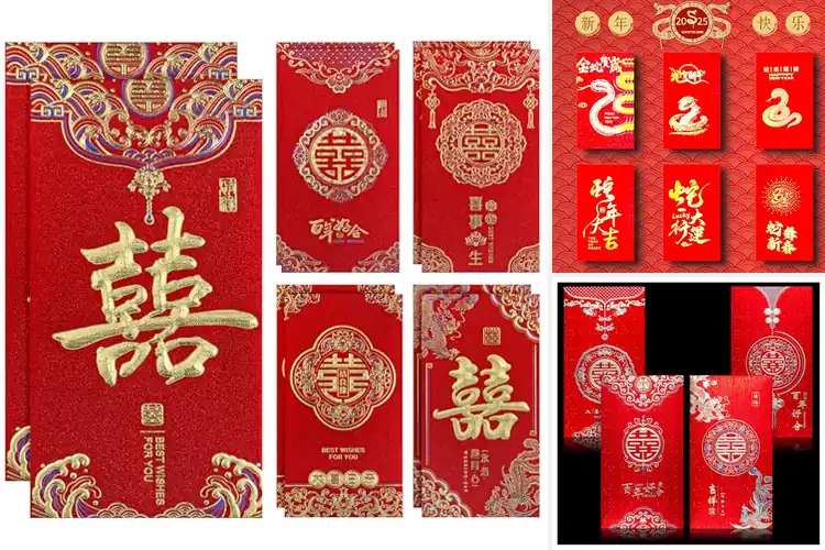 Detailed view of Best 3.5 X 6.7 Inch Red Pocket Envelopes
