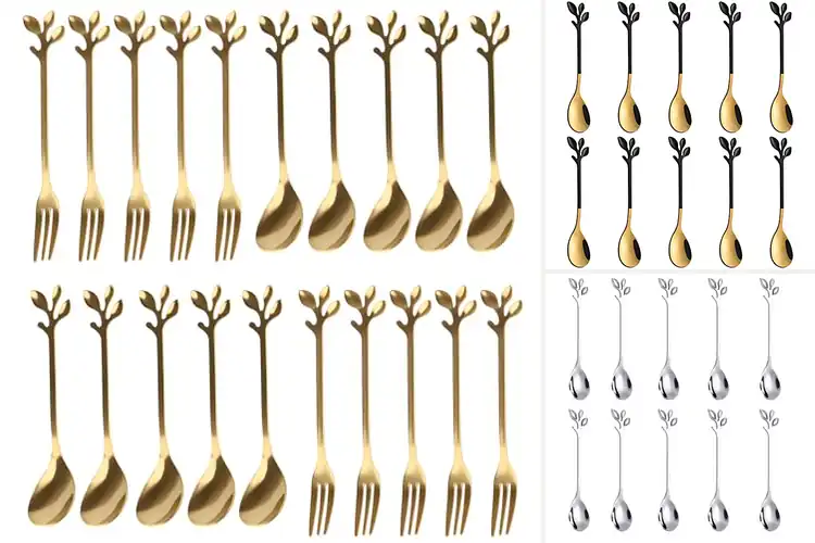 Detailed view of Best 4.7 Inch Coffee Spoons And Dessert Forks
