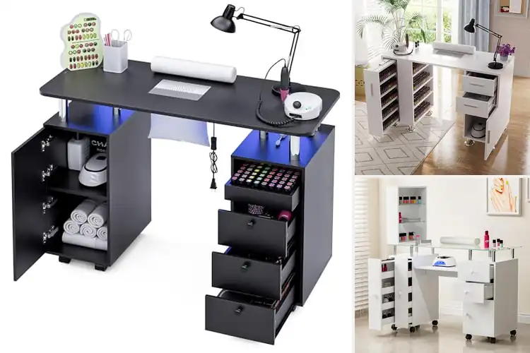 Detailed view of Best Acetone Resistant Nail Table