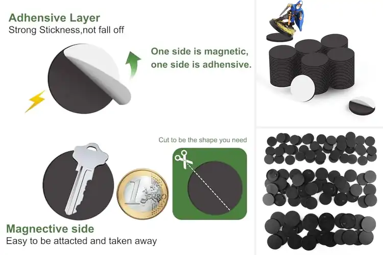Detailed view of Best Adhesive Miniature Bases
