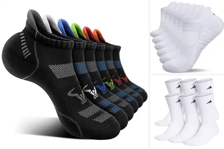 Detailed view of Best Athletic Cushioned Socks