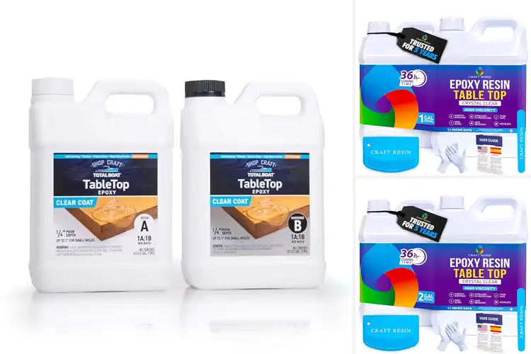 Detailed view of Best Bar Top Resins