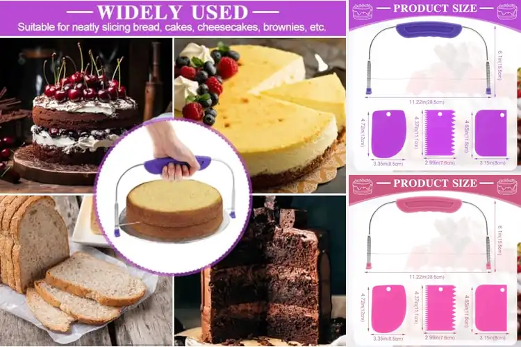 Detailed view of Best Cake Leveler And Scraper Set