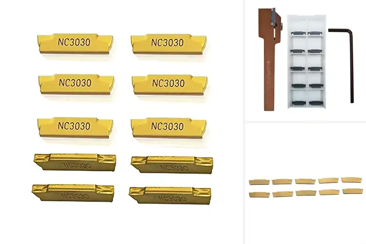 Detailed view of Best Carbide Parting Inserts