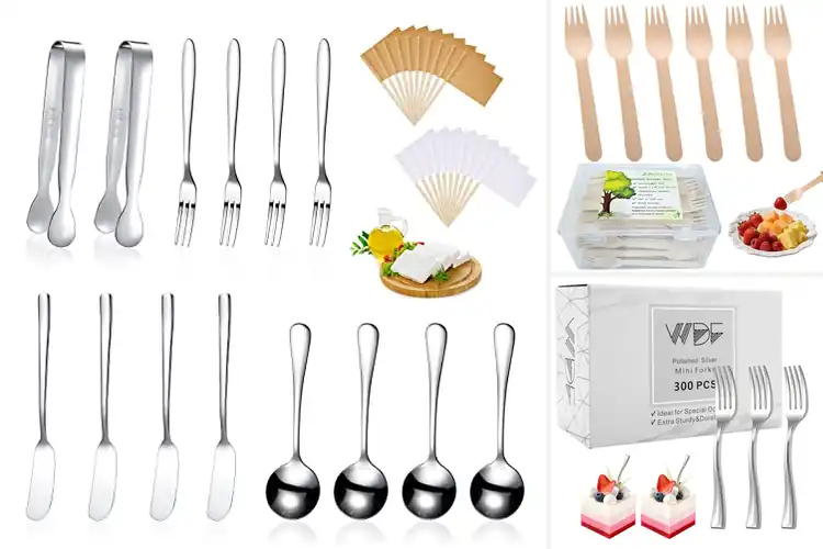 Detailed view of Best Charcuterie Forks