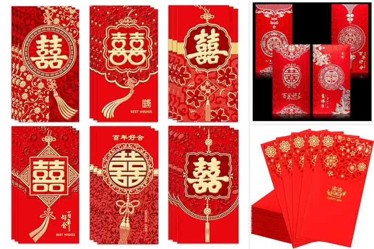 Detailed view of Best Chinese Wedding Red Envelopes