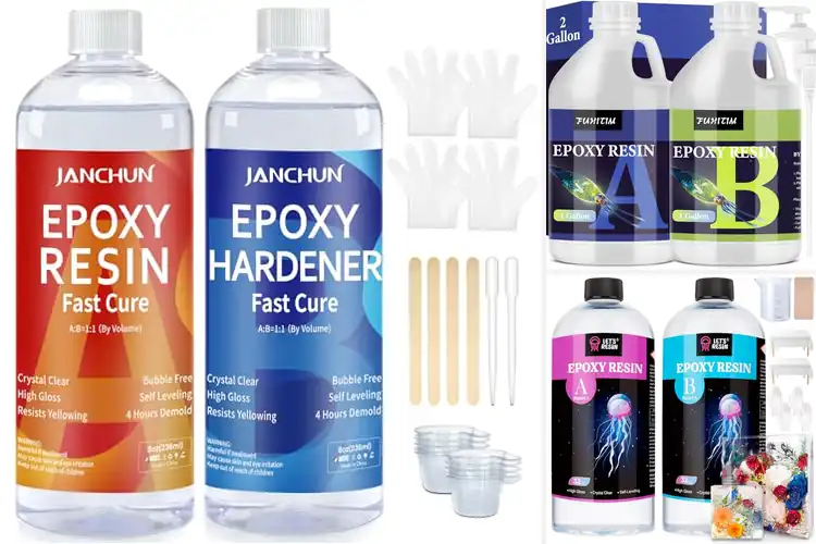 Detailed view of Best Clear Epoxy Kits: Create Smooth, Glossy Art with Ease