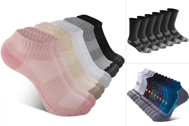 Detailed view of Best Cooling Athletic Socks