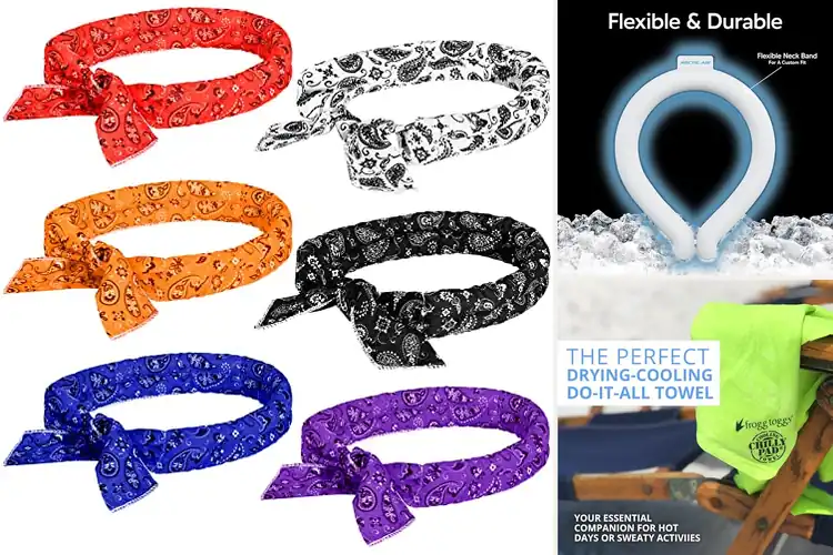 Detailed view of Best Cooling Neck Wraps