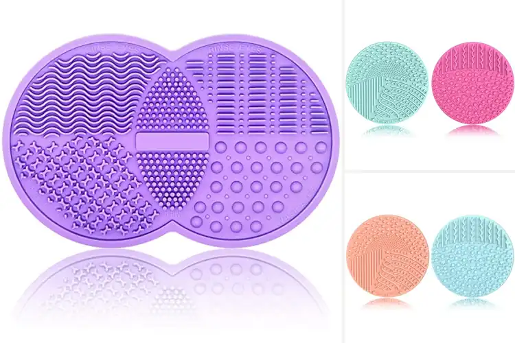 Detailed view of Best Cosmetic Brush Scrubber Mats