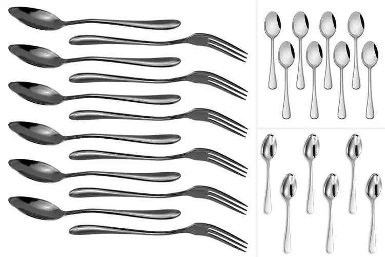 Detailed view of Best Dishwasher Safe Mini Spoons And Forks