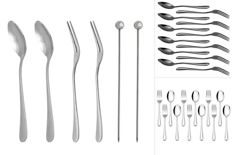 Detailed view of Best Dishwasher Safe Miniature Spoons And Forks