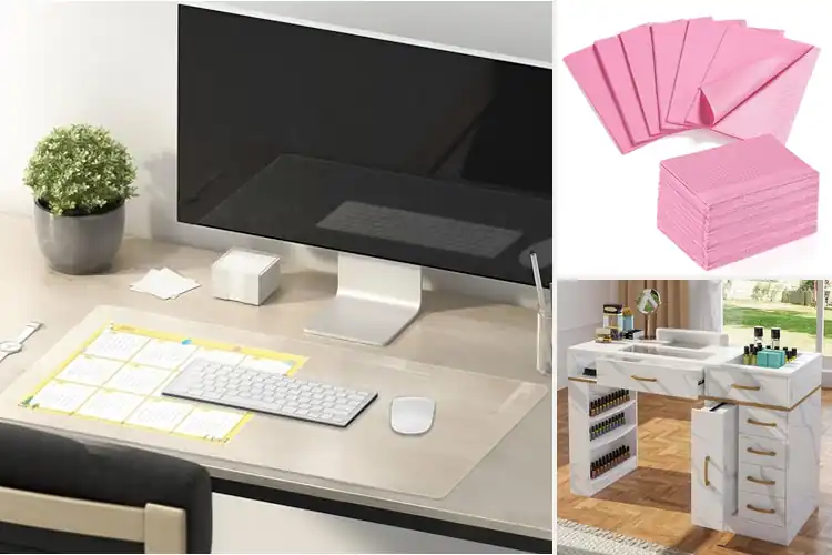 Detailed view of Best Easy Clean Nail Desk Tops: 10 Spotless Picks