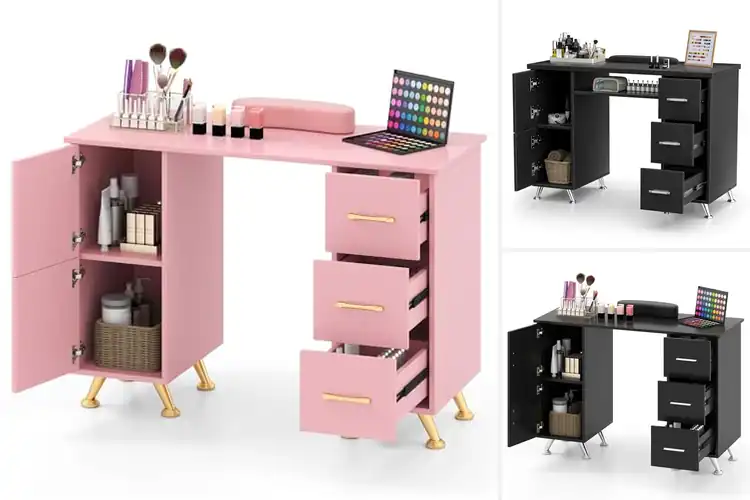 Detailed view of Best Eight-Leg Nail Desks