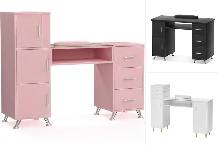 Detailed view of Best Eight Leg Nail Table Stability