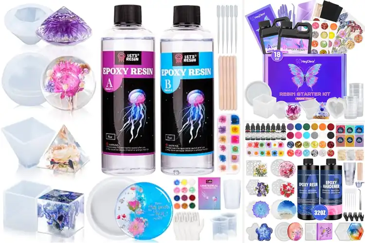 Detailed view of Best Epoxy Resin Kits For DIY Art Projects