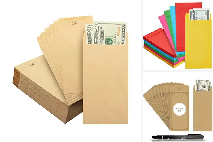 Detailed view of Best Flat $100 Bill Friendly Envelopes