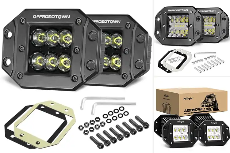Detailed view of Best Flush Mount LED Pods for Maximum Brightness