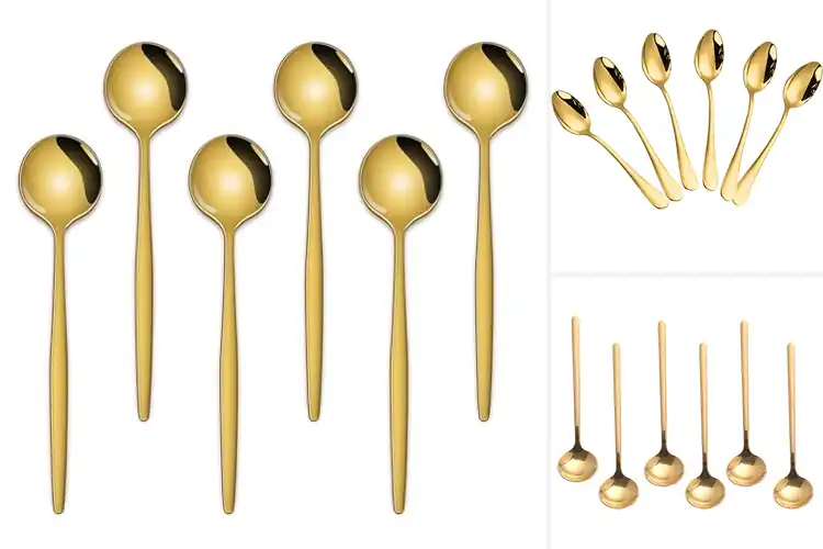 Detailed view of Best Gold Coffee Spoons