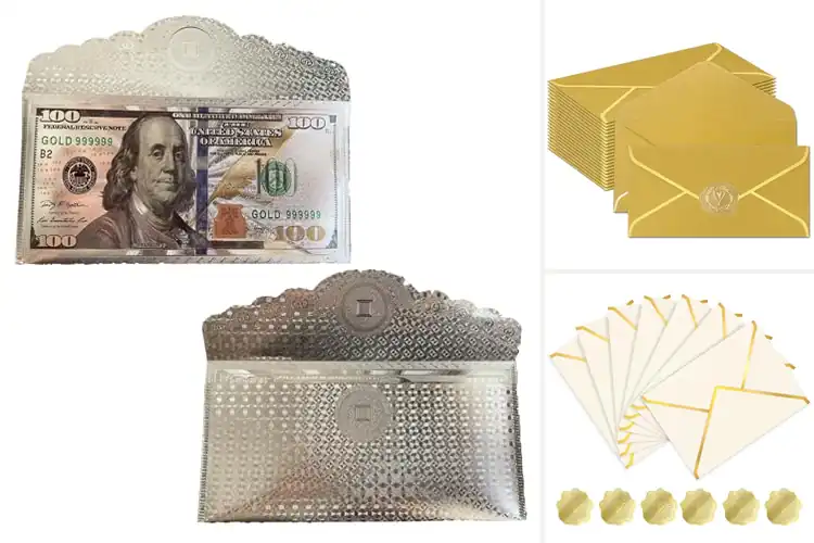 Detailed view of Best Gold Foil Money Gift Envelopes
