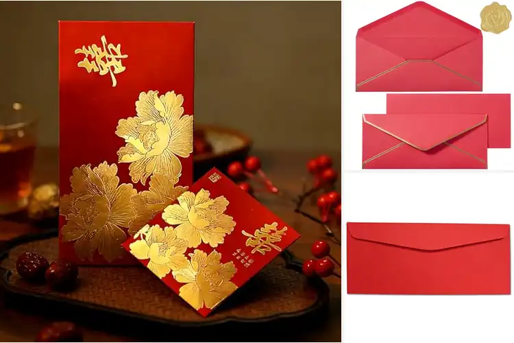 Detailed view of Best Heavy Duty Red Envelopes