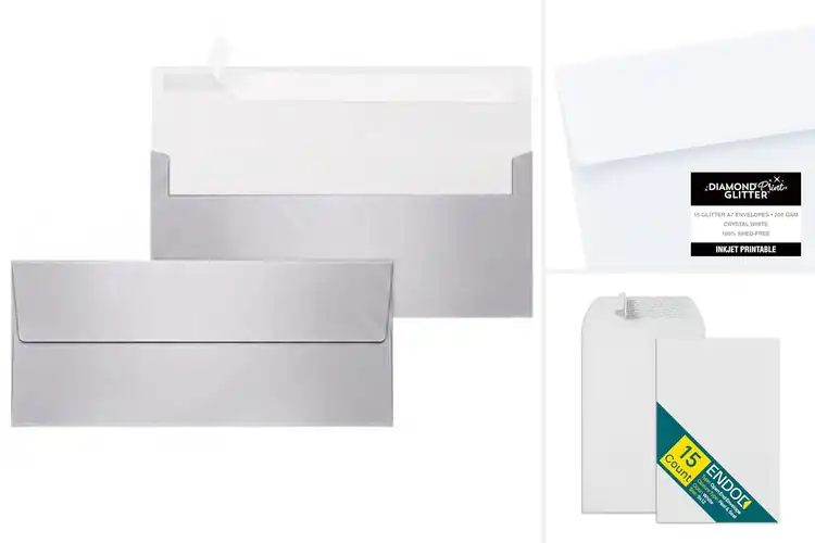 Detailed view of Best Heavy Duty Sparkling Paper Envelopes