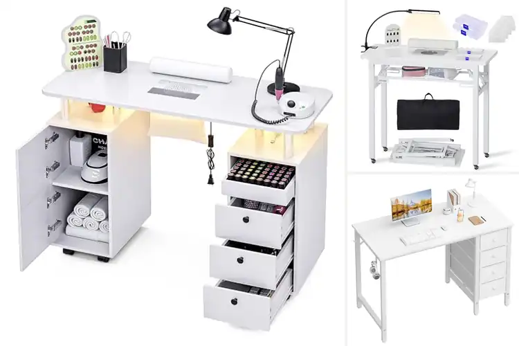 Detailed view of Best Home Manicure Desks