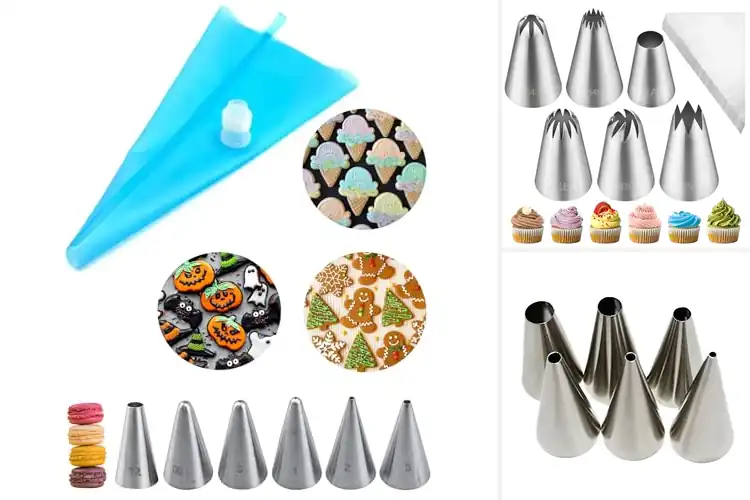 Detailed view of Best Icing Piping Tips Set With 6 Tips