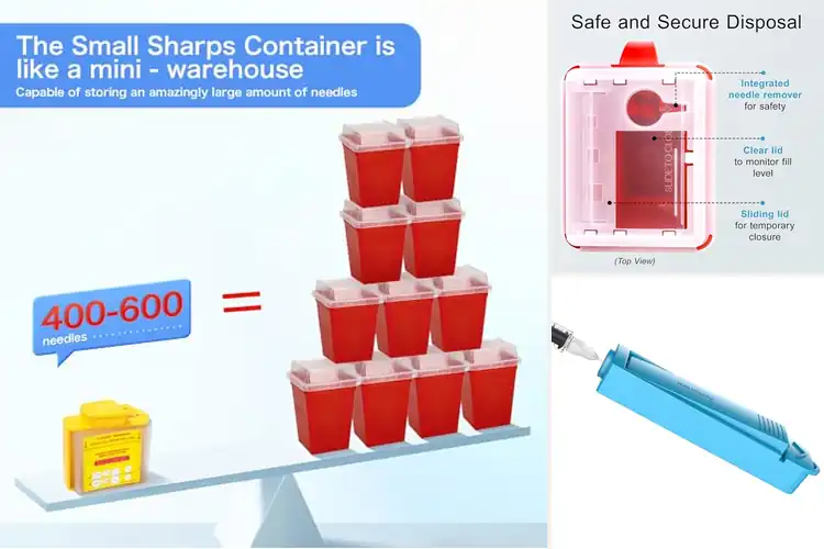 Detailed view of Best Insulin Syringe Needle Remover And Sharp Container