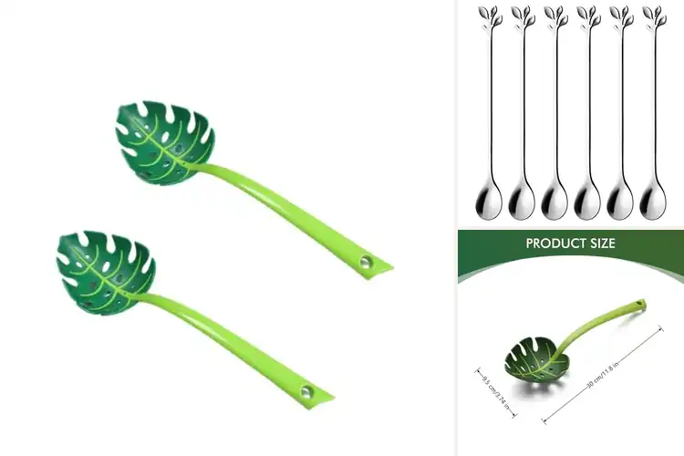 Detailed view of Best Leaf Handle Spoons