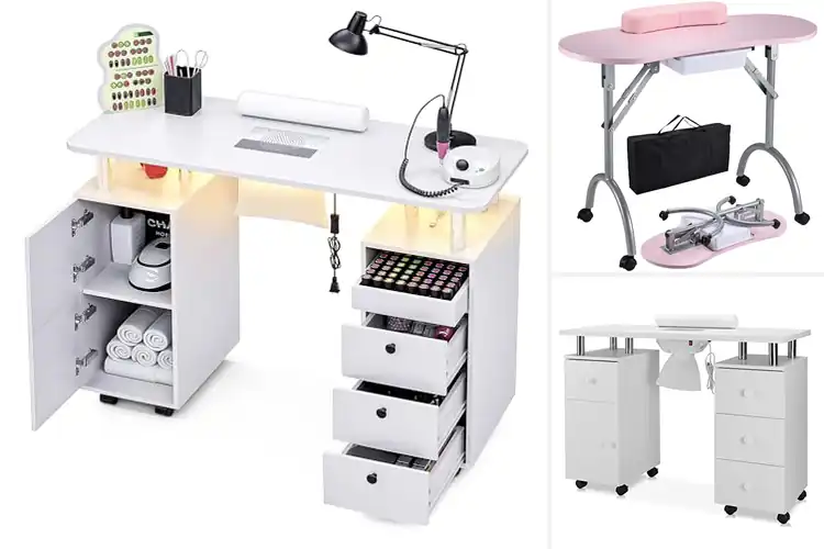 Detailed view of Best Manicure Tables For Salons