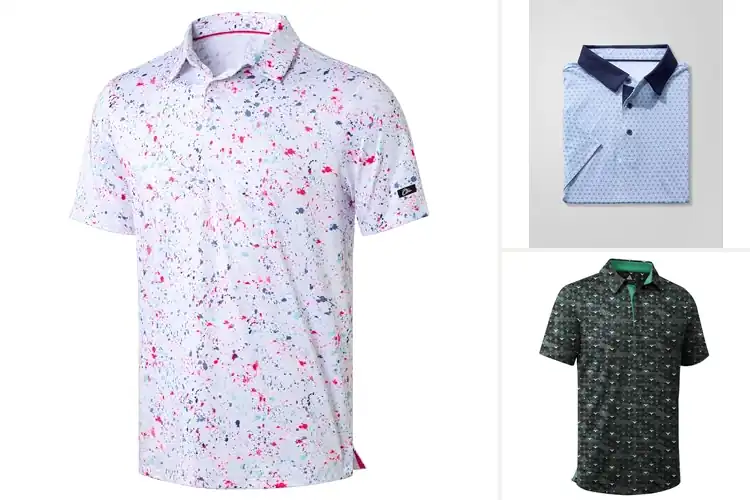 Detailed view of Best Mens Golf Shirts