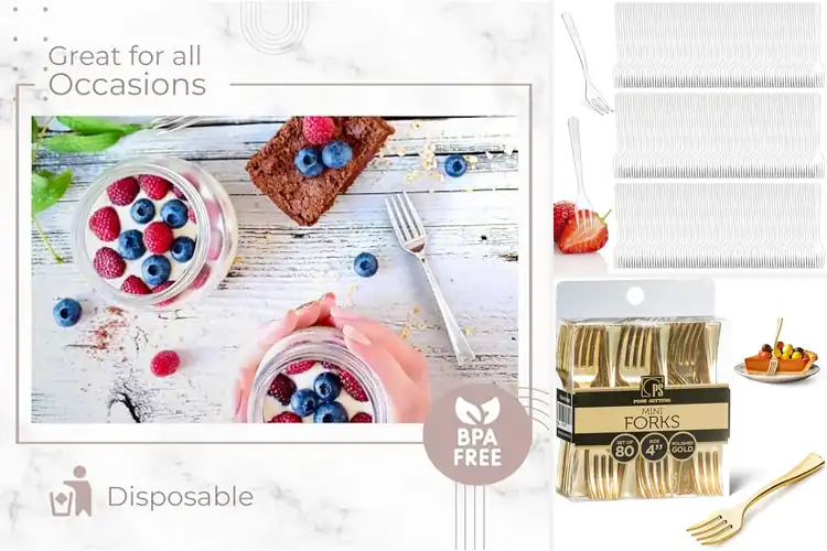 Detailed view of Best Mini Dessert Forks: 10 Top Picks to Elevate Your Event