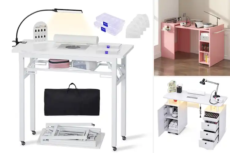 Detailed view of Best Multifunctional Manicure Tables