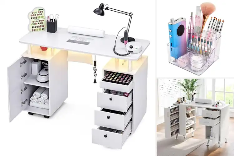 Detailed view of Best Multifunctional Nail Desks