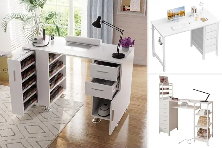 Detailed view of Best Nail Art Desks: Top 10 for a Chic Workspace