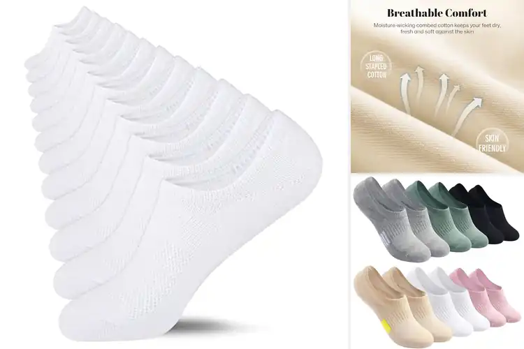 Detailed view of Best No Show Socks