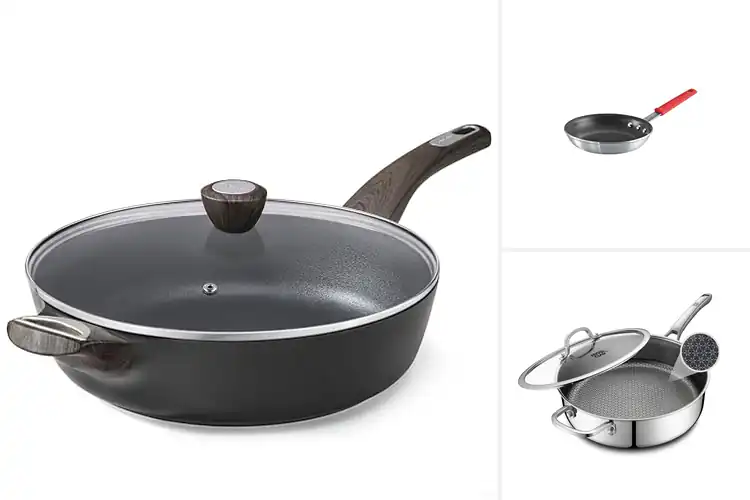 Detailed view of Best Non-Stick Sauté Pans for Effortless Everyday Cooking