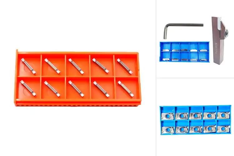 Detailed view of Best Parting Inserts for Aluminum