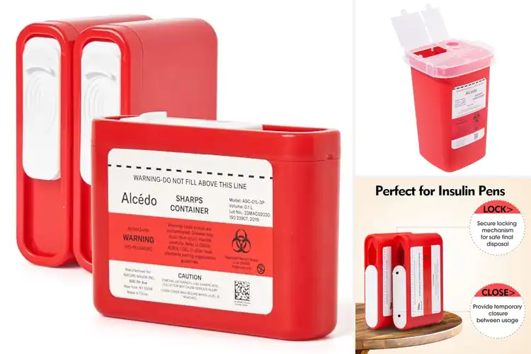 Detailed view of Best Portable Sharps Container For Home And Travel