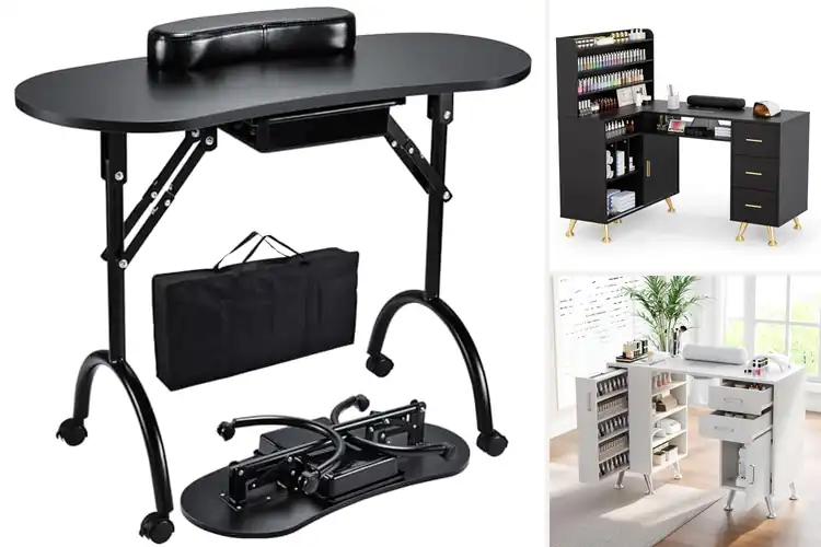 Detailed view of Best Professional Nail Studio Table