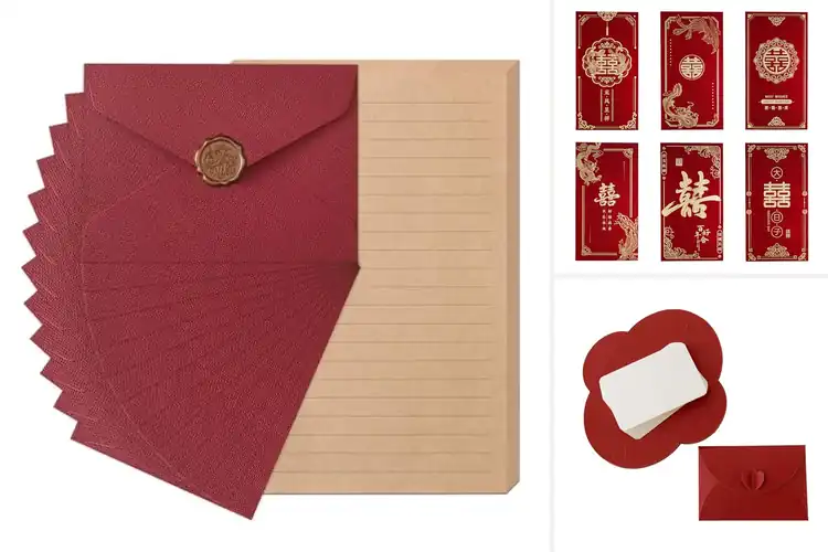 Detailed view of Best Red Envelope Set