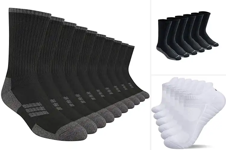 Detailed view of Best Reinforced Heel Socks