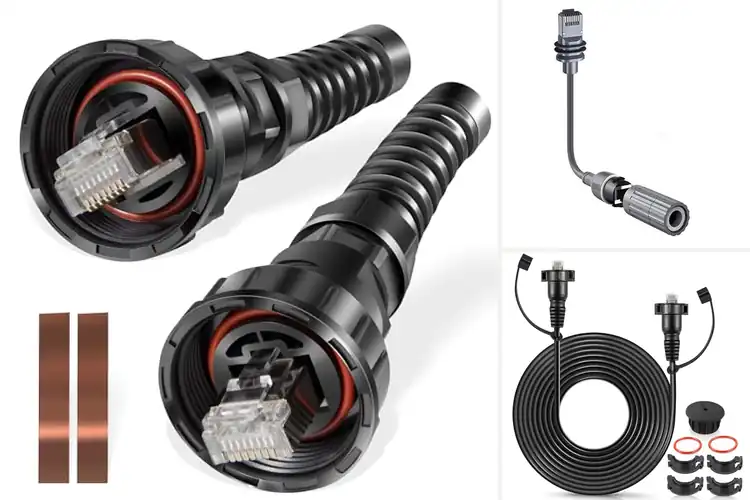 Detailed view of Best RJ45 Marine Cables: Waterproof & Reliable for Boating