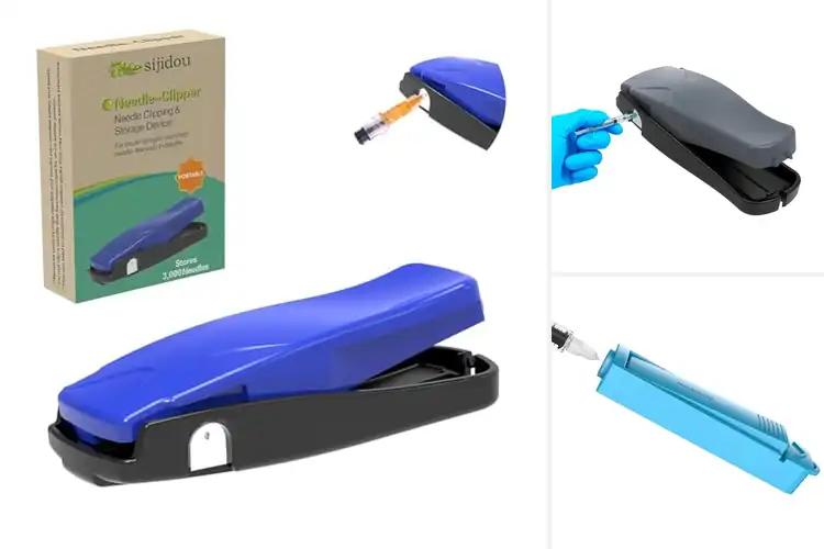 Detailed view of Best Safe Needle Clip For Insulin Syringe Disposal
