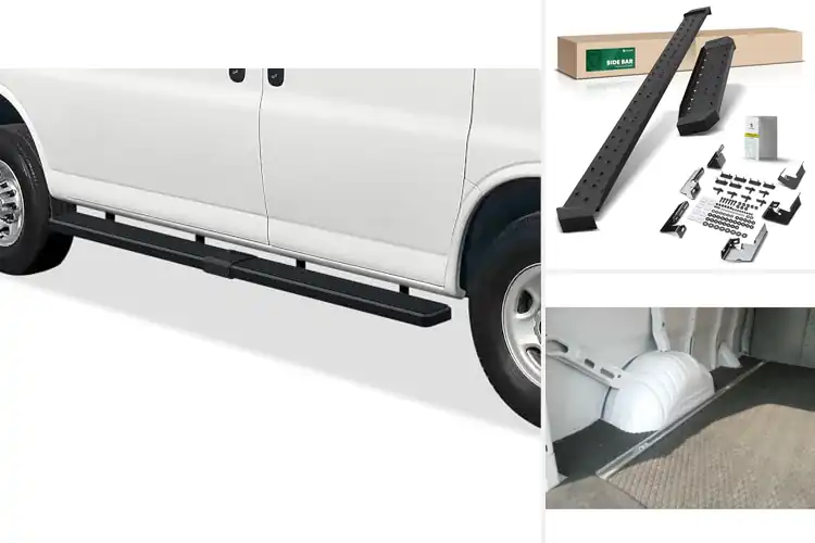 Detailed view of Best Savana Van Rail Kits