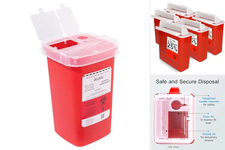 Detailed view of Best Sharps Containers: Top-Rated Safe Disposal Solutions