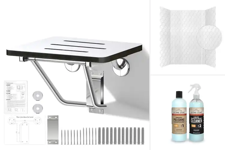 Detailed view of Best Shower Wall Resins