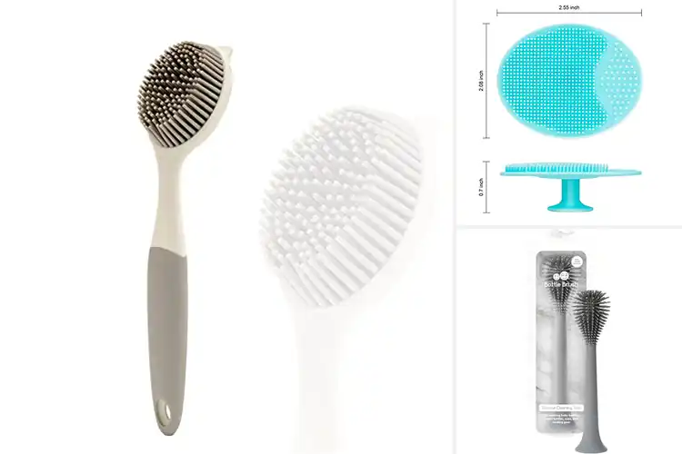 Detailed view of Best Silicone Brush Scrubbers